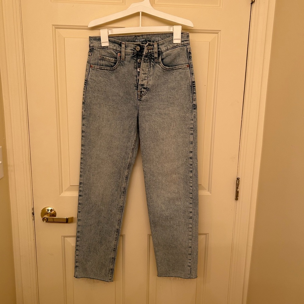 Old Navy Extra High Rise Straight Leg Women's Jeans- size 2